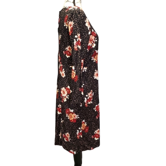 Torrid Floral & Leopard Print Dress - Size 2 - Picture 4 of 11